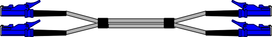 MME2E2 -  E2000 to E2000 62.5/125 Multimode Fibre