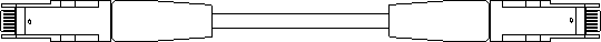 FCHS2HS2 -  2gb Fibre Channel HSSDC2 to HSSDC2