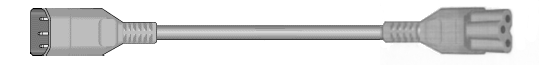 MCBLC14C5 -  C14 Plug to C5 Socket