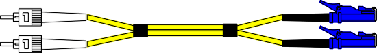 SMSTE2 -  ST to E2000 9/125 Singlemode Fibre