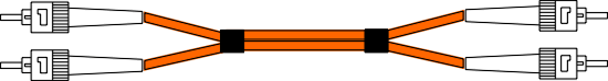 FCSTST -  ST to ST 50/125 Multimode Fibre